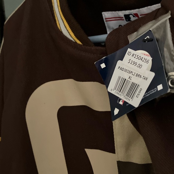 *NEW* San Diego Padres Brown, tan  and Gold Jacket - Picture 6 of 14